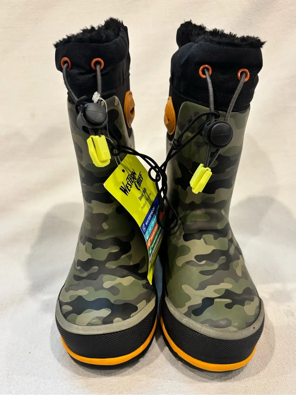 Western Chief Kids Camo Rain & Snow Boots - Toddler Size 7/8